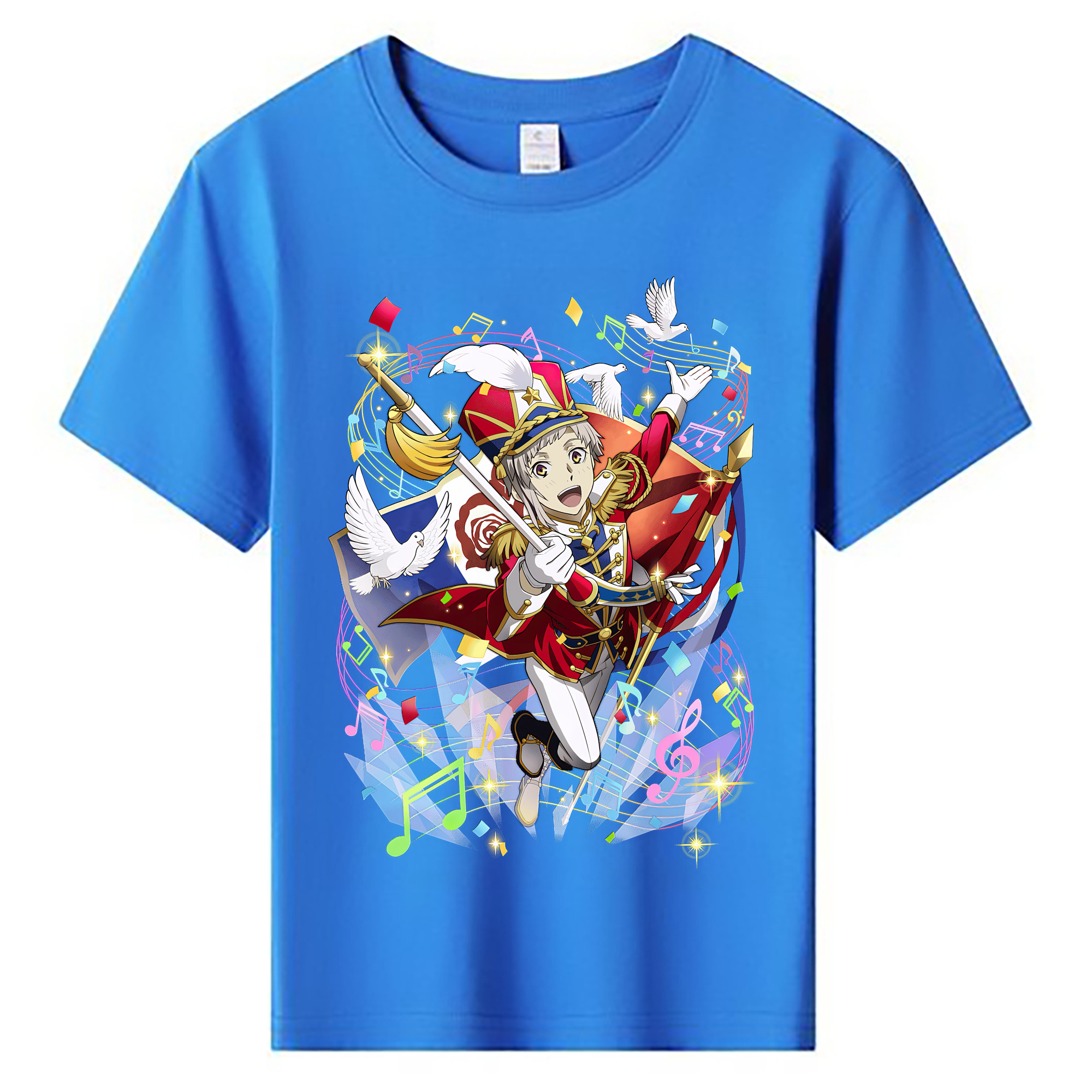 （画像用） 文豪ストレイドッグス Bungo Stray Dogs 綿100％キッズTシャツ（フロントプリント）